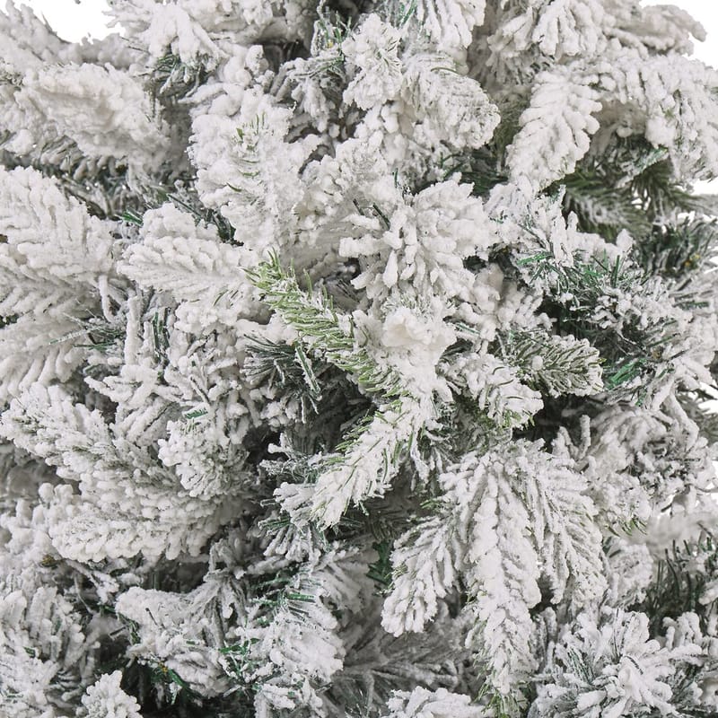 Tomichi Liten Snöig Plastgran 120 cm - Vit/Svart/Grön - Inredning - Julpynt & helgdekoration - Julpynt & juldekoration - Plastgran