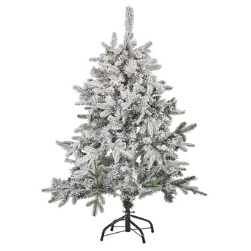 Tomichi Liten Snöig Plastgran 120 cm - Vit/Svart/Grön - Inredning - Julpynt & helgdekoration - Julpynt & juldekoration - Plastgran