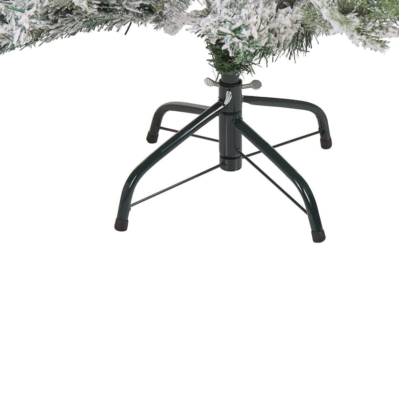 Tomichi Liten Snöig Plastgran 120 cm - Vit/Svart/Grön - Inredning - Julpynt & helgdekoration - Julpynt & juldekoration - Plastgran