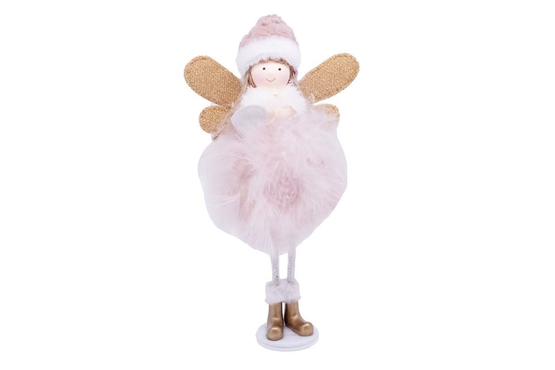 Twinkle Julpynt & juldekoration 21 cm i Tyg, Rosa - Inredning - Julpynt & helgdekoration - Julpynt & juldekoration - Julängel & julfigur