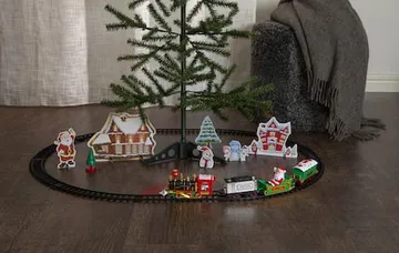 X-mas Train Dekorativt sceneri 103 cm - Flerfärgad - Inredning - Julpynt & helgdekoration - Julpynt & juldekoration - Julängel & julfigur