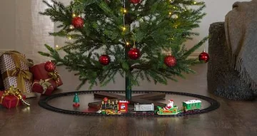 X-mas Train Dekorativt sceneri 103 cm - Flerfärgad - Inredning - Julpynt & helgdekoration - Julpynt & juldekoration - Julängel & julfigur