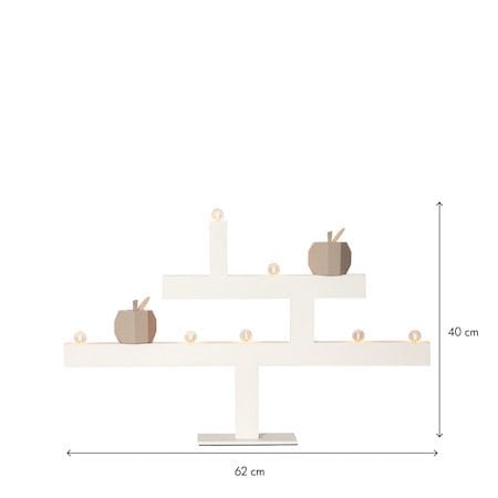 Kivik Ljusstake 62 cm - vit - Inredning - Julpynt & helgdekoration - Julpynt & juldekoration