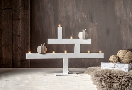 Kivik Stor Adventsljusstake 62 cm - Ljusstake i Trä - Vit - Inredning - Julpynt & helgdekoration - Julpynt & juldekoration