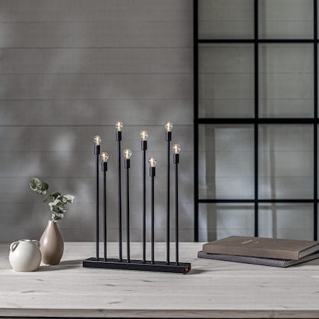 Ladda Ljusstake 29 cm - svart - Inredning - Julpynt & helgdekoration - Julpynt & juldekoration