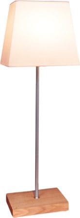 Leo Adventsstjärna på Fot med Skärm 43 cm i Plast med Träben - Vit - Inredning - Julpynt & helgdekoration - Julpynt & juldekoration