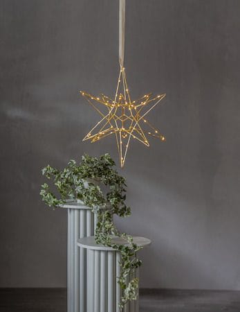 Lizzy Stjärna 47 cm - guld - Inredning - Julpynt & helgdekoration - Julpynt & juldekoration
