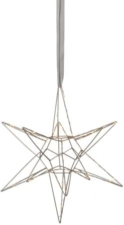 Lizzy Stjärna 47 cm, Silver