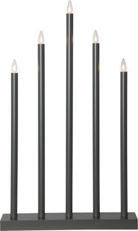 Ljusstake Holy 38x64 cm 5 ljus E10 - Dimgrå - Inredning - Julpynt & helgdekoration - Julpynt & juldekoration