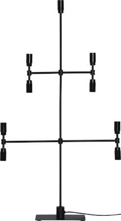 Ljusstake Twice 51x91 cm Metall 9 ljus E14 - Svart - Inredning - Julpynt & helgdekoration - Julpynt & juldekoration