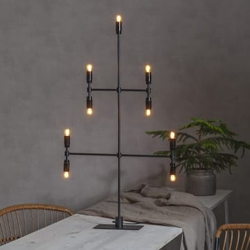 Ljusstake Twice 51x91 cm Metall 9 ljus E14 - Svart - Inredning - Julpynt & helgdekoration - Julpynt & juldekoration