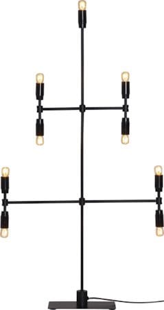 Ljusstake Twice 51x91 cm Metall 9 ljus E14 - Svart - Inredning - Julpynt & helgdekoration - Julpynt & juldekoration