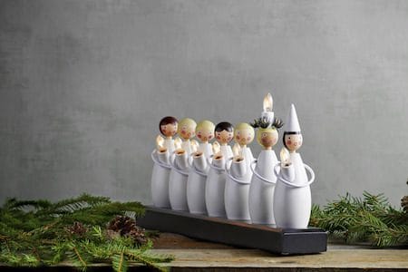 Luciatåg Ljusstake 48 cm - vit - Inredning - Julpynt & helgdekoration - Julpynt & juldekoration