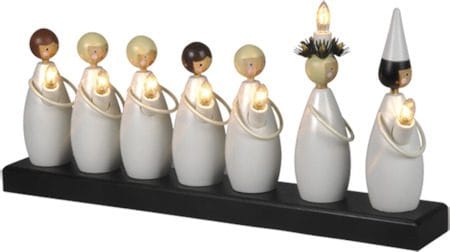 Luciatåg Ljusstake 48 cm - vit - Inredning - Julpynt & helgdekoration - Julpynt & juldekoration
