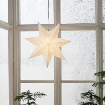 Lysa Adventsstjärna 43 cm - Jullampa i papper - Vit - Inredning - Julpynt & helgdekoration - Julpynt & juldekoration