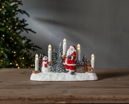 Merryville Ljusstake 29.5 cm - flerfärgad - Inredning - Julpynt & helgdekoration - Julpynt & juldekoration