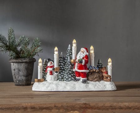 Merryville Ljusstake 29.5 cm - flerfärgad - Inredning - Julpynt & helgdekoration - Julpynt & juldekoration