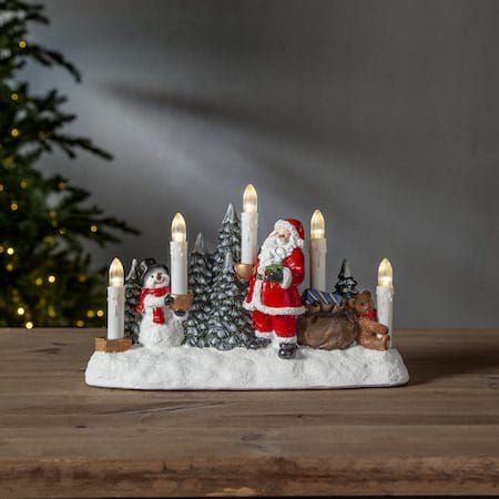 Merryville Ljusstake 29.5 cm - flerfärgad - Inredning - Julpynt & helgdekoration - Julpynt & juldekoration