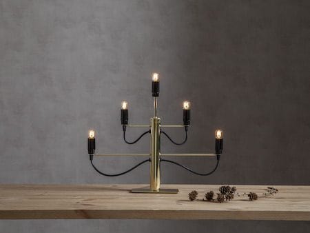 Milano Ljusstake 46 cm - Mässing - Inredning - Julpynt & helgdekoration - Julpynt & juldekoration