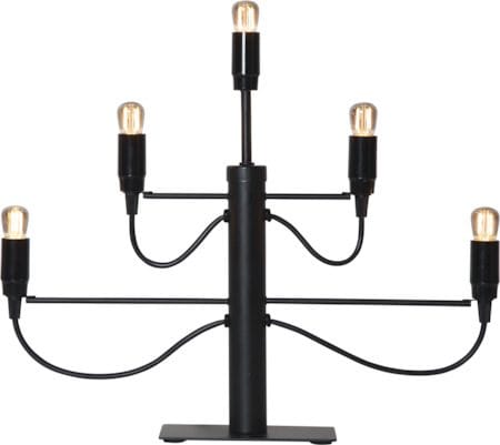 Milano Ljusstake 46 cm - matt svart - Inredning - Julpynt & helgdekoration - Julpynt & juldekoration