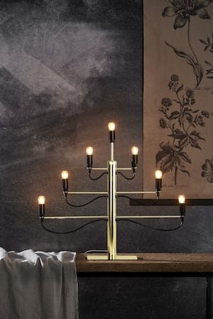 Milano Ljusstake 60 cm - mässingsfärgad - Inredning - Julpynt & helgdekoration - Julpynt & juldekoration
