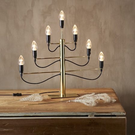Milano Ljusstake 60 cm - mässingsfärgad - Inredning - Julpynt & helgdekoration - Julpynt & juldekoration