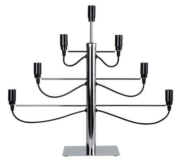 Milano Stor Adventsljusstake 60 cm - Ljusstake i Metall - Kromsilver - Inredning - Julpynt & helgdekoration - Julpynt & juldekoration