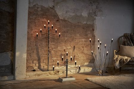 Milano Stor Adventsljusstake 60 cm - Ljusstake i Metall - Kromsilver - Inredning - Julpynt & helgdekoration - Julpynt & juldekoration