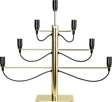 Milano Stor Adventsljusstake 60 cm - Ljusstake i Metall - Mässingsguld - Inredning - Julpynt & helgdekoration - Julpynt & juldekoration