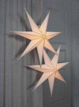 Nicolas Stor Adventsstjärna 80 cm - Jullampa i papper - Vit - Inredning - Julpynt & helgdekoration - Julpynt & juldekoration