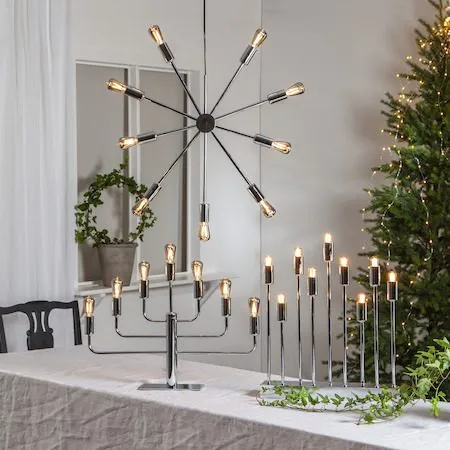 Pix Jullampa Stjärna 50 cm – Hänglampa i Metall - Krom - Inredning - Julpynt & helgdekoration - Julpynt & juldekoration