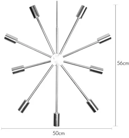 Pix Jullampa Stjärna 50 cm – Hänglampa i Metall - Krom - Inredning - Julpynt & helgdekoration - Julpynt & juldekoration