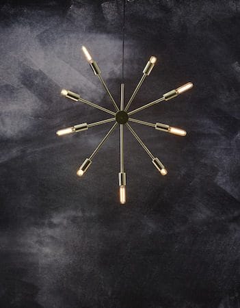 Pix Jullampa Stjärna 50 cm – Hänglampa i Metall - Mässing - Inredning - Julpynt & helgdekoration - Julpynt & juldekoration