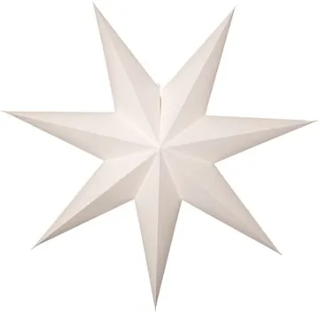 Plain Pappersstjärna 90 cm - Vit - Inredning - Julpynt & helgdekoration - Julpynt & juldekoration