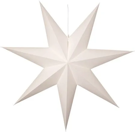 Plain Pappersstjärna 90 cm - Vit - Inredning - Julpynt & helgdekoration - Julpynt & juldekoration