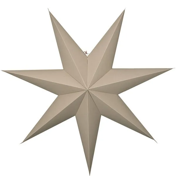 Plain Pappersstjärna 90 cm - beige - Inredning - Julpynt & helgdekoration - Julpynt & juldekoration