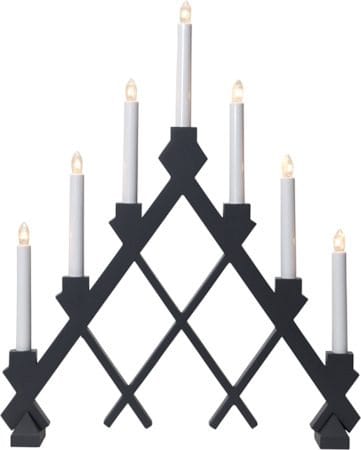 Rut Ljusstake 43 cm - grå - Inredning - Julpynt & helgdekoration - Julpynt & juldekoration