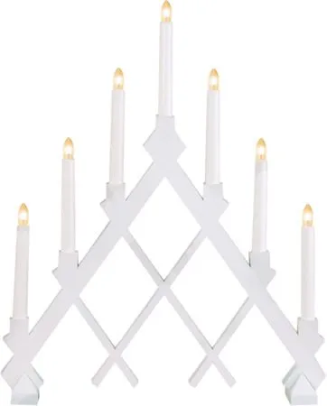 Rut Ljusstake 43 cm, vit