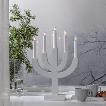 Selma Ljusstake 25 cm - ljusgrå - Inredning - Julpynt & helgdekoration - Julpynt & juldekoration