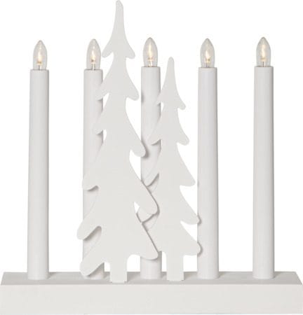 Skog Ljusstake 26.5 cm - vit - Inredning - Julpynt & helgdekoration - Julpynt & juldekoration