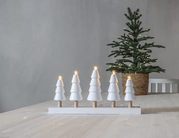 Skog Ljusstake 46 cm - vit med ofärgade stammar - Inredning - Julpynt & helgdekoration - Julpynt & juldekoration