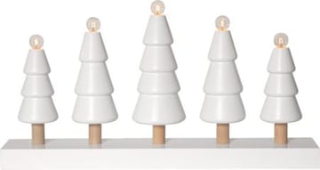 Skog Ljusstake 46 cm - vit med ofärgade stammar - Inredning - Julpynt & helgdekoration - Julpynt & juldekoration