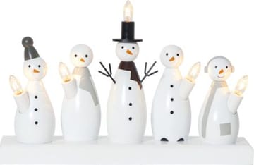 Snowman Ljusstake 33 cm - vit - Inredning - Julpynt & helgdekoration - Julpynt & juldekoration