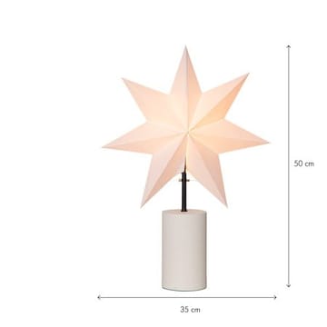 Stila Fot, skärm & stjärna 35 cm - Vit med svarta detaljer - Inredning - Julpynt & helgdekoration - Julpynt & juldekoration