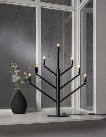 Stockholm Stor Adventsljusstake 64 cm - Ljusstake i Metall - Matt Svart - Inredning - Julpynt & helgdekoration - Julpynt & juldekoration