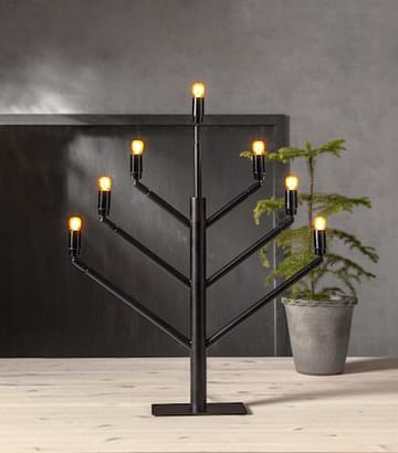 Stockholm Stor Adventsljusstake 64 cm - Ljusstake i Metall - Matt Svart - Inredning - Julpynt & helgdekoration - Julpynt & juldekoration
