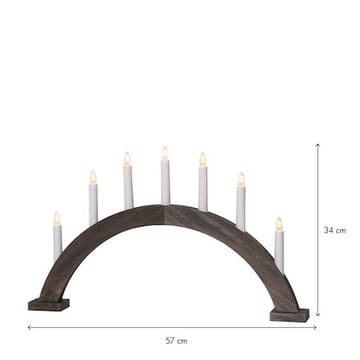 Trapp Ljusstake 57 cm - brun - Inredning - Julpynt & helgdekoration - Julpynt & juldekoration