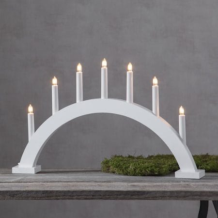 Trapp Ljusstake 57 cm - vit - Inredning - Julpynt & helgdekoration - Julpynt & juldekoration