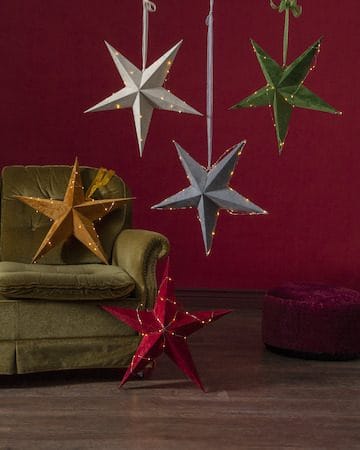 Velvet Pappersstjärna 60 cm - grå - Inredning - Julpynt & helgdekoration - Julpynt & juldekoration