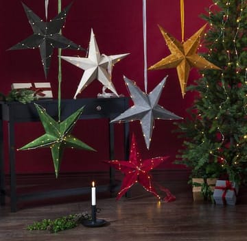 Velvet Pappersstjärna 60 cm - grå - Inredning - Julpynt & helgdekoration - Julpynt & juldekoration